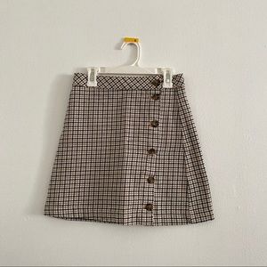 Plaid skirt